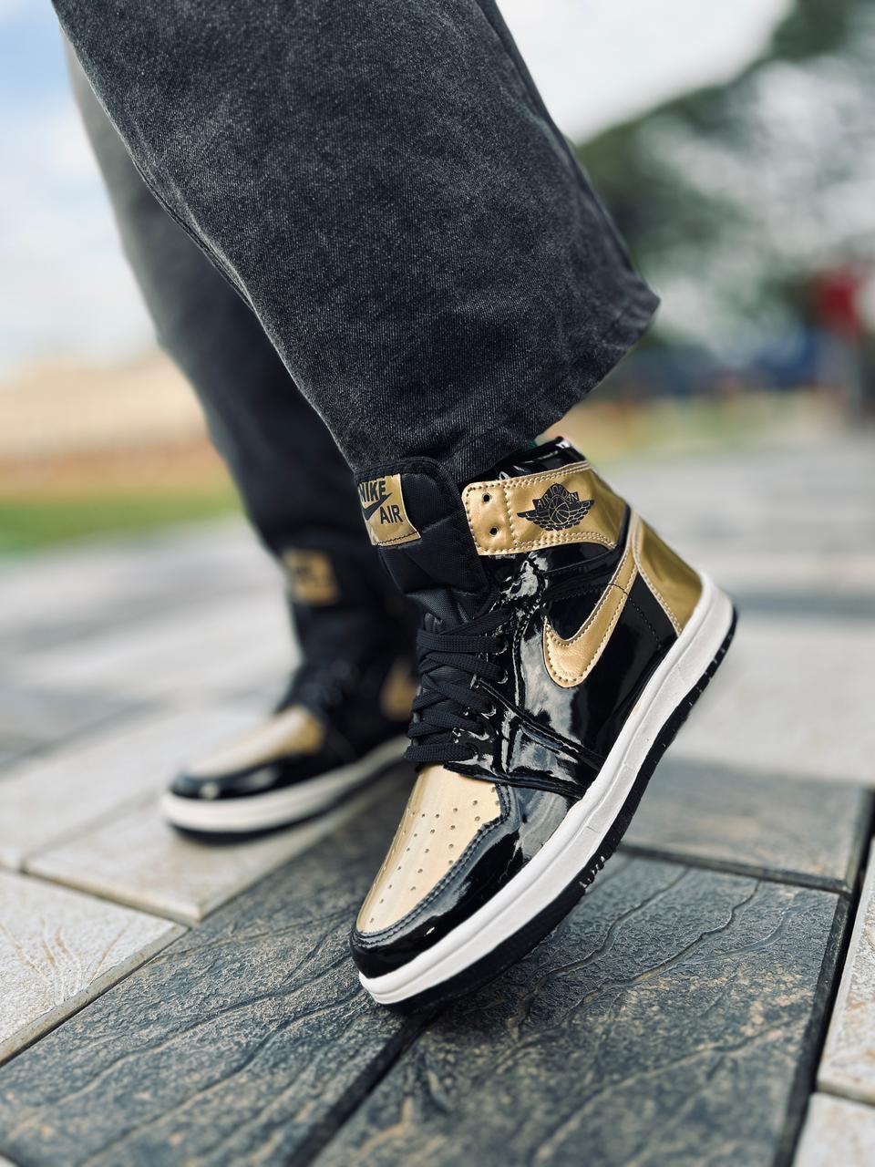 Nike AIR JORDAN  BLACK GOLD