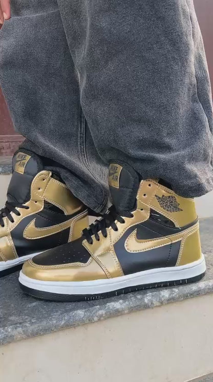 Nike AIR JORDAN GOLD BLACK
